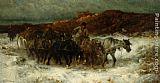 Adolf Schreyer Homeward Bound painting
